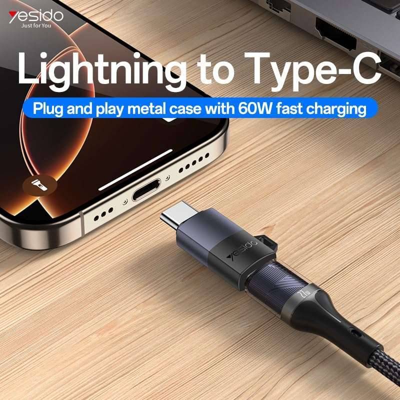 تبدیل OTG لایتنینگ به تایپ سی یسیدو GS28 - 6