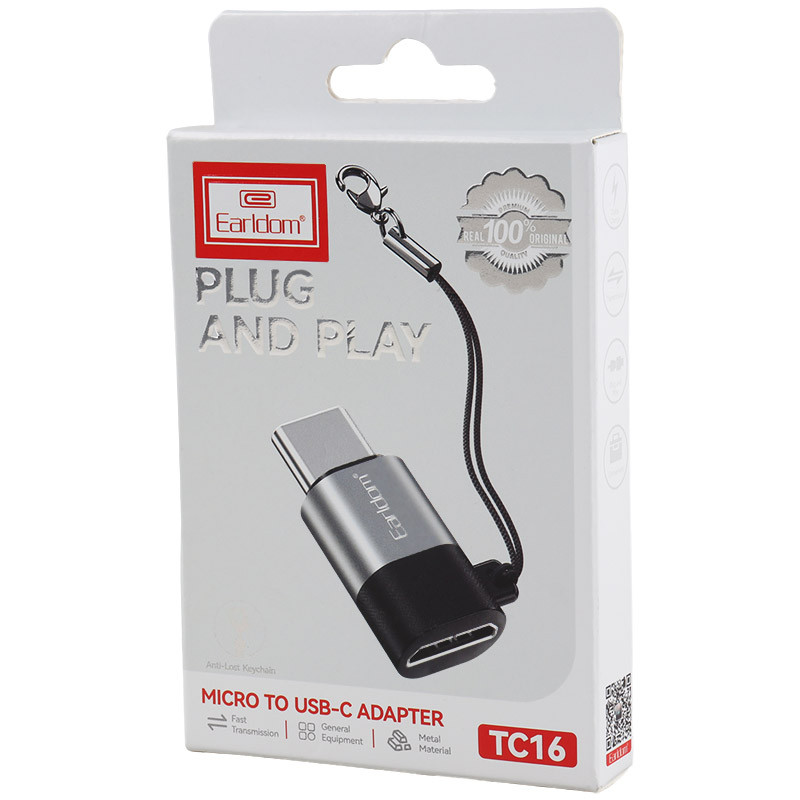 تبدیل OTG میکرو یو اس بی به تایپ سی ارلدام ET-TC16