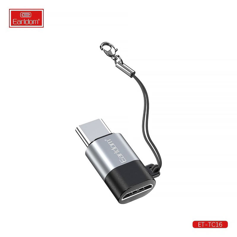تبدیل OTG میکرو یو اس بی به تایپ سی ارلدام ET-TC16 - 6