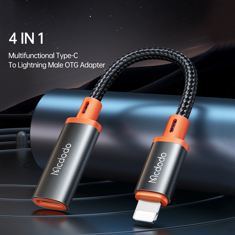 تبدیل OTG تایپ سی به لایتنینگ مک دودو CA-1440 - 7