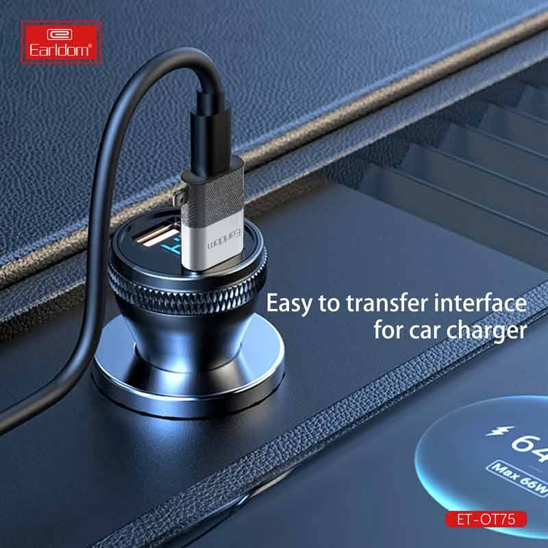 تبدیل OTG تایپ سی به USB ارلدام ET-OT75 - 8