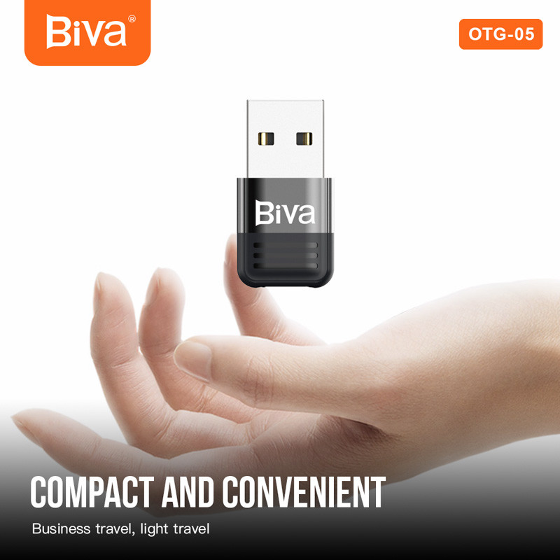تبدیل OTG تایپ سی به USB بیوا OTG-05 - 3