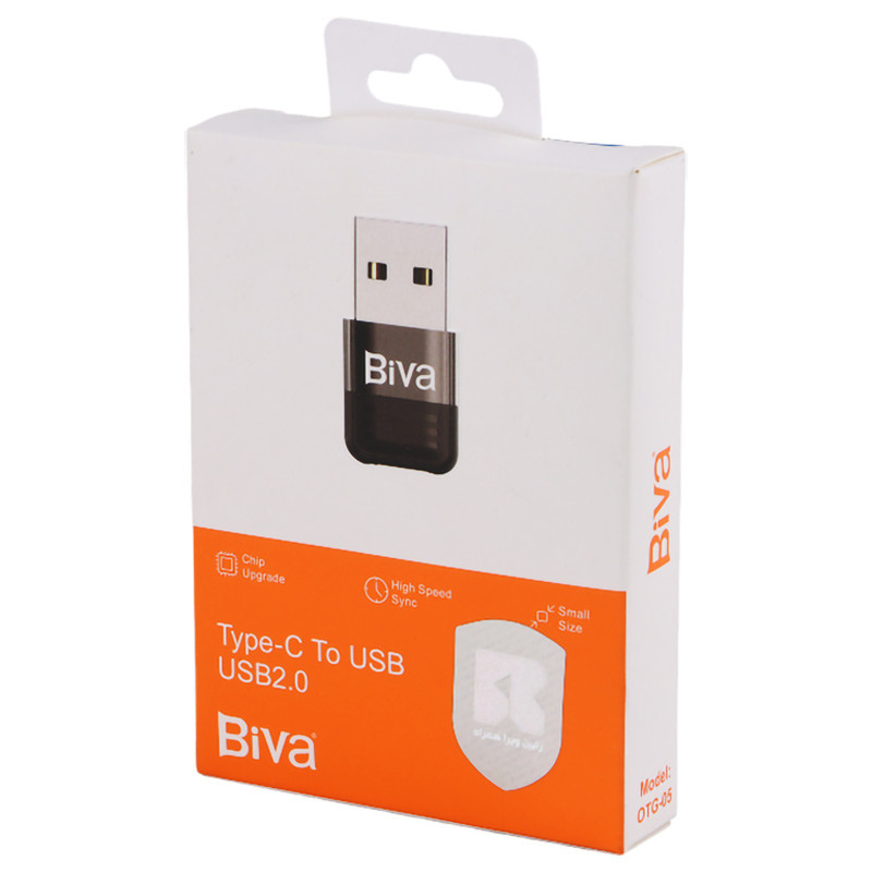 تبدیل OTG تایپ سی به USB بیوا OTG-05 - 7