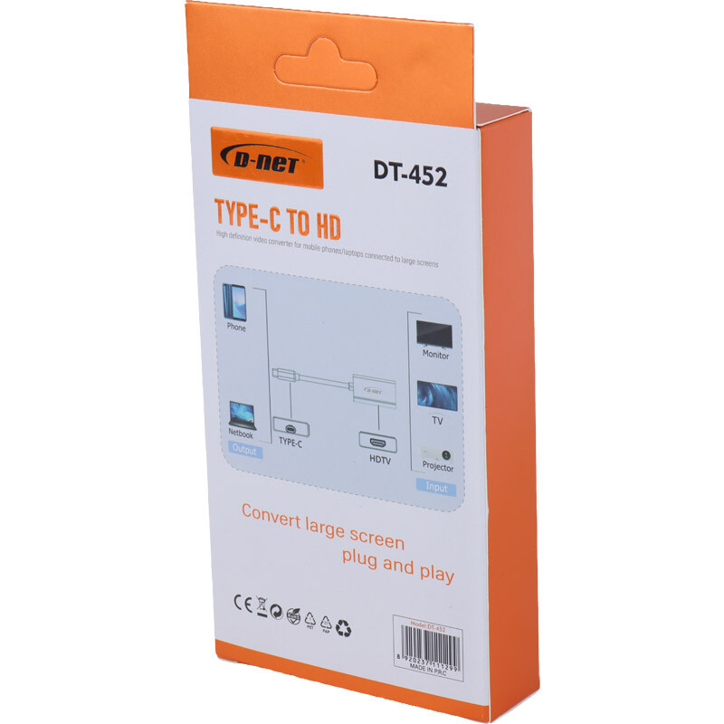 تبدیل Type-C به HDMI دی نت DT-452 - 5
