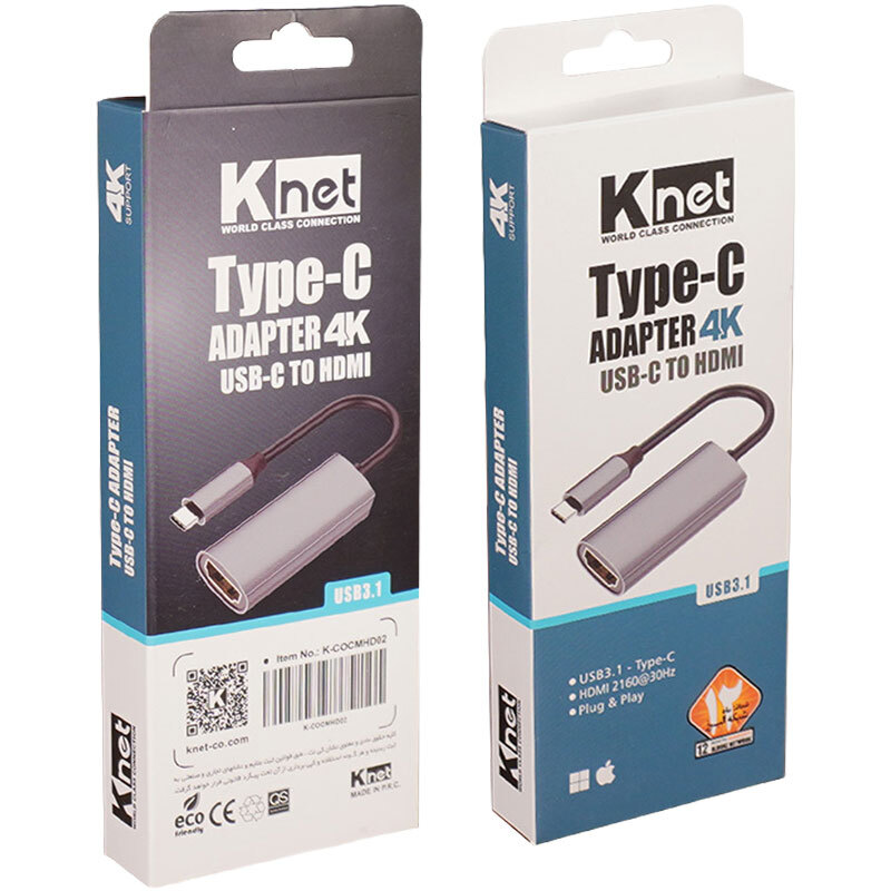 تبدیل Type-C به HDMI کی نت K-CO15 - 3