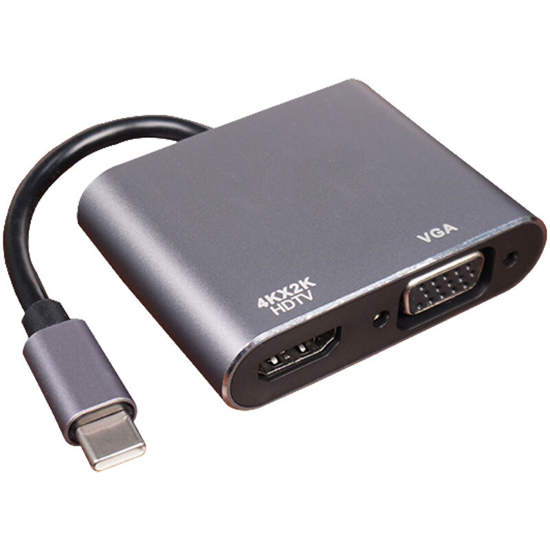 تبدیل Type-C به HDMI/VGA کی نت K-CO16 - 2