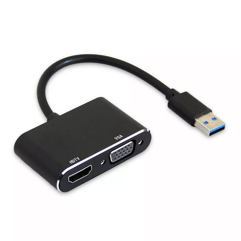 تبدیل USB 3.0 به HDMI/VGA کی نت K-CO81 - 2