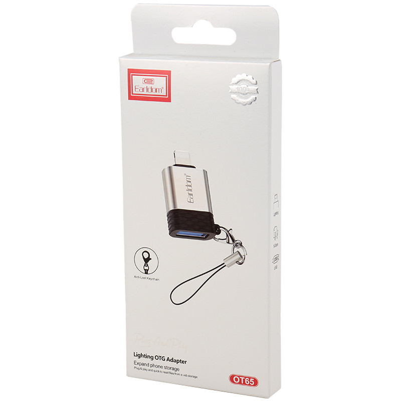تبدیل USB OTG به لایتنینگ ارلدام ET-OT65 - 2