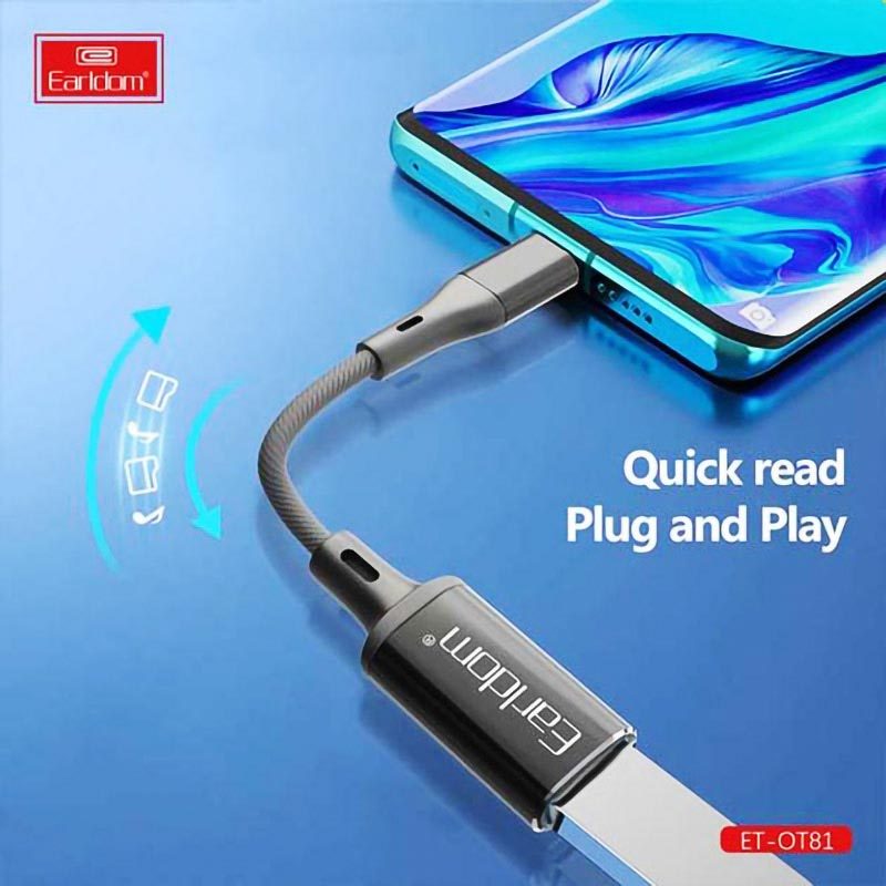تبدیل USB OTG به لایتنینگ ارلدام ET-OT81 - 6
