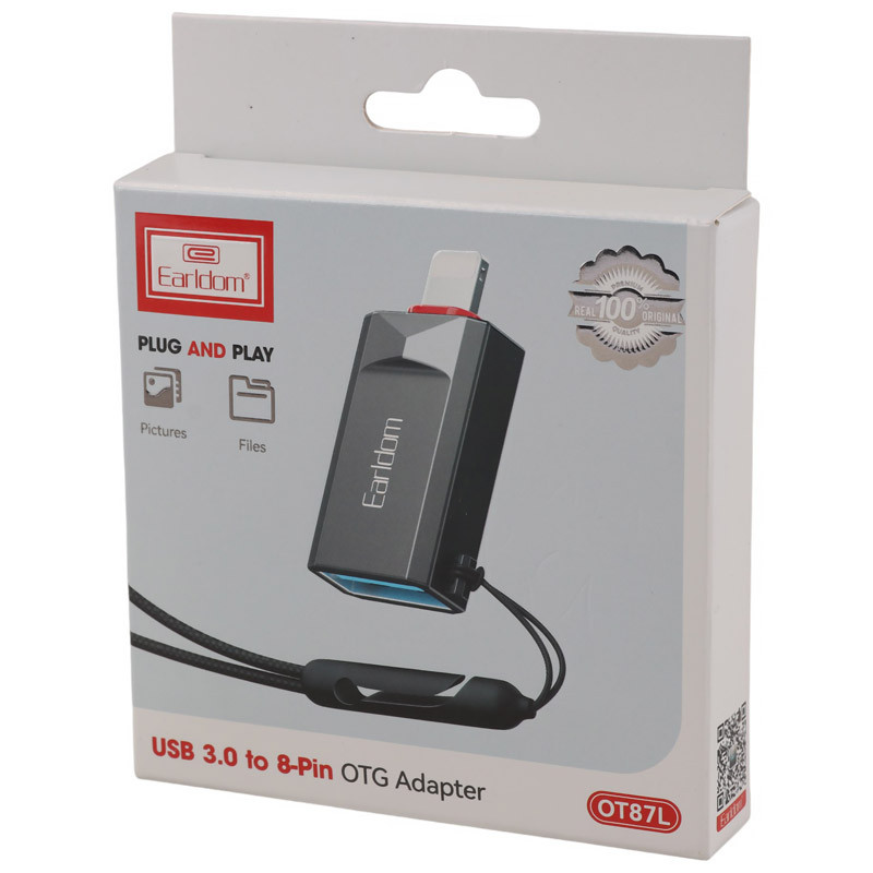 تبدیل USB OTG به لایتنینگ ارلدام ET-OT87L - 7
