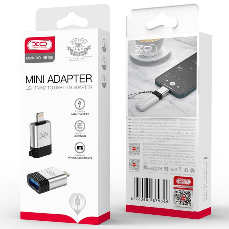 تبدیل USB OTG به لایتنینگ ایکس او XO-NB186 - 7