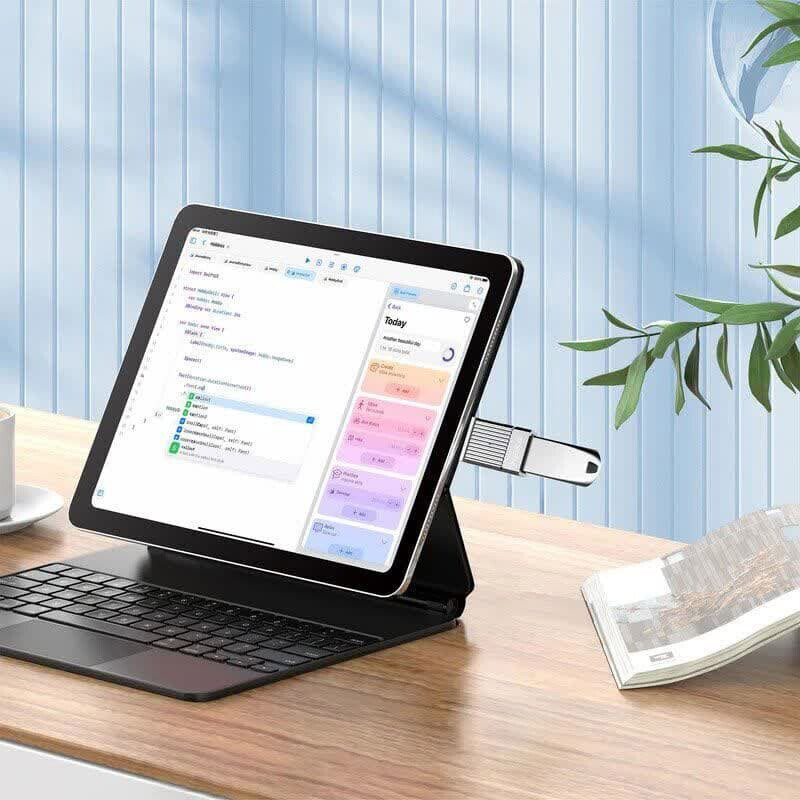 تبدیل USB OTG به لایتنینگ هیسکا H10 - 3