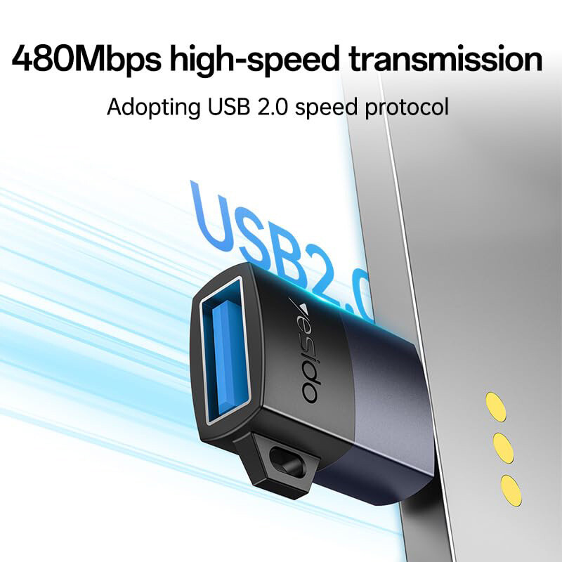 تبدیل USB OTG به لایتنینگ یسیدو GS32 - 3