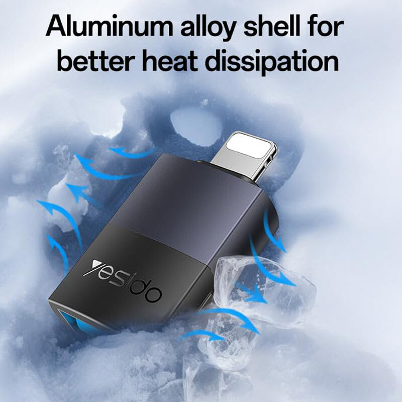 تبدیل USB OTG به لایتنینگ یسیدو GS32 - 4