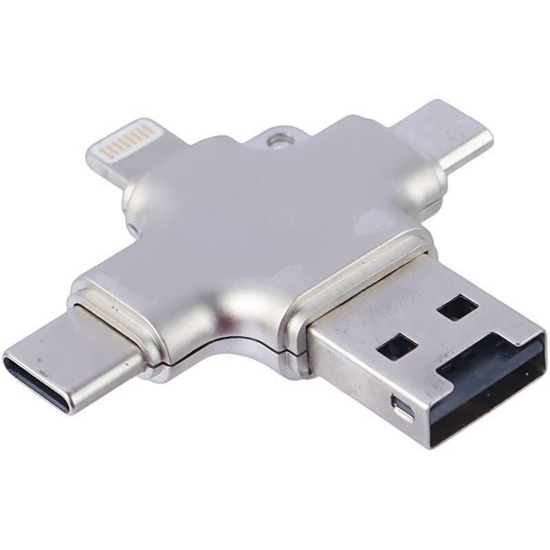 تبدیل USB OTG به میکرو یو اس بی / تایپ سی / لایتنینگ پرووان PCO04 - 4
