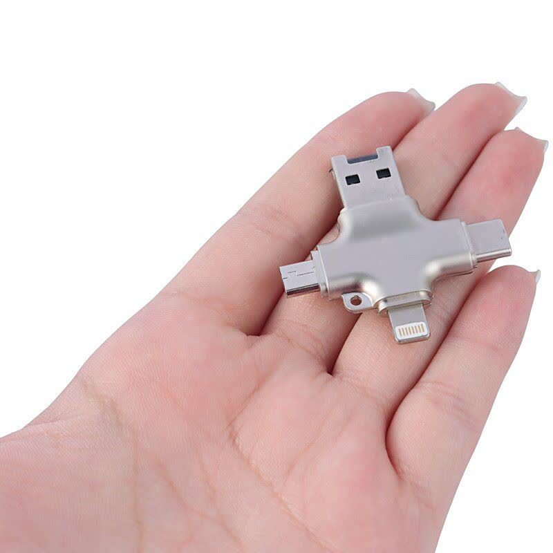 تبدیل USB OTG به میکرو یو اس بی / تایپ سی / لایتنینگ پرووان PCO04 - 5