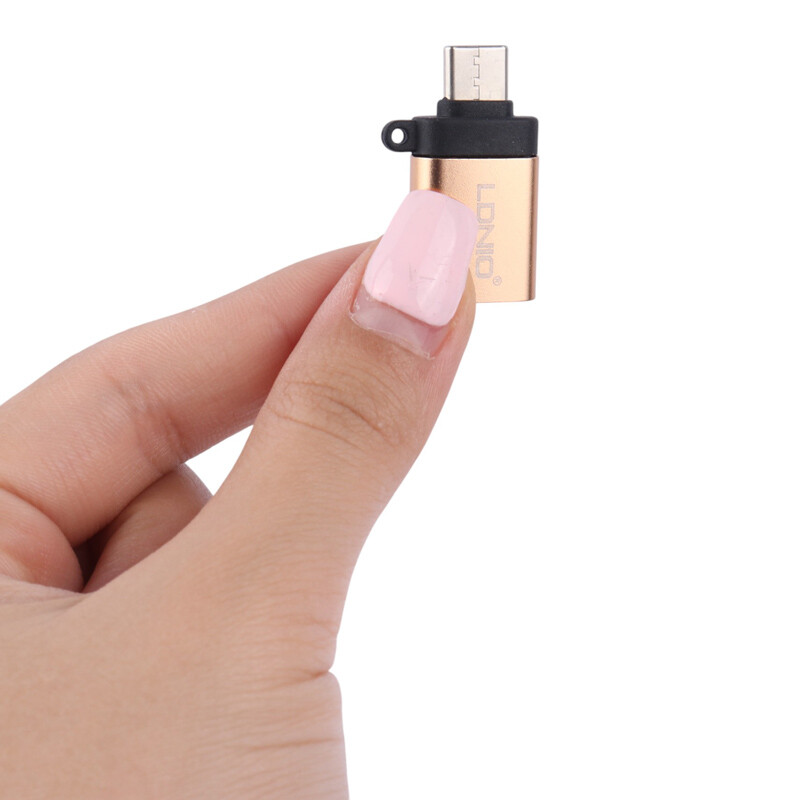 تبدیل USB OTG به تایپ سی الدینیو L-1 - 5