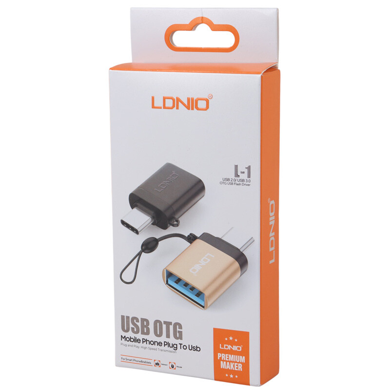 تبدیل USB OTG به تایپ سی الدینیو L-1 - 7