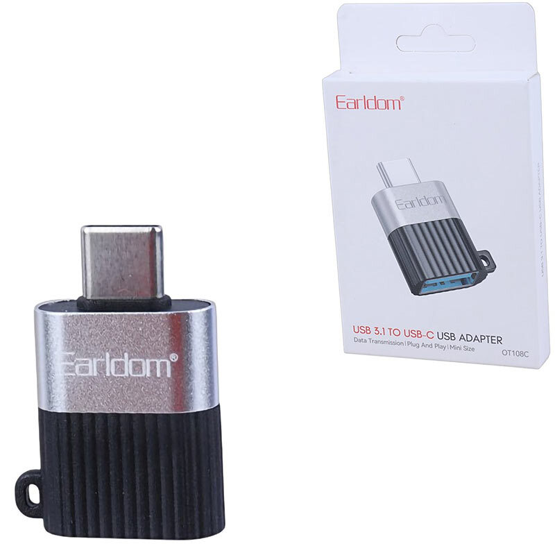 تبدیل USB OTG به تایپ سی ارلدام ET-OT108C