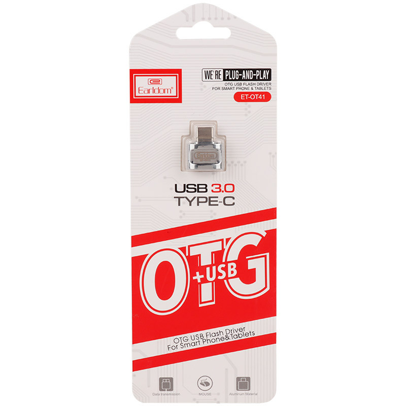 تبدیل USB OTG به تایپ سی ارلدام ET-OT41 - 4