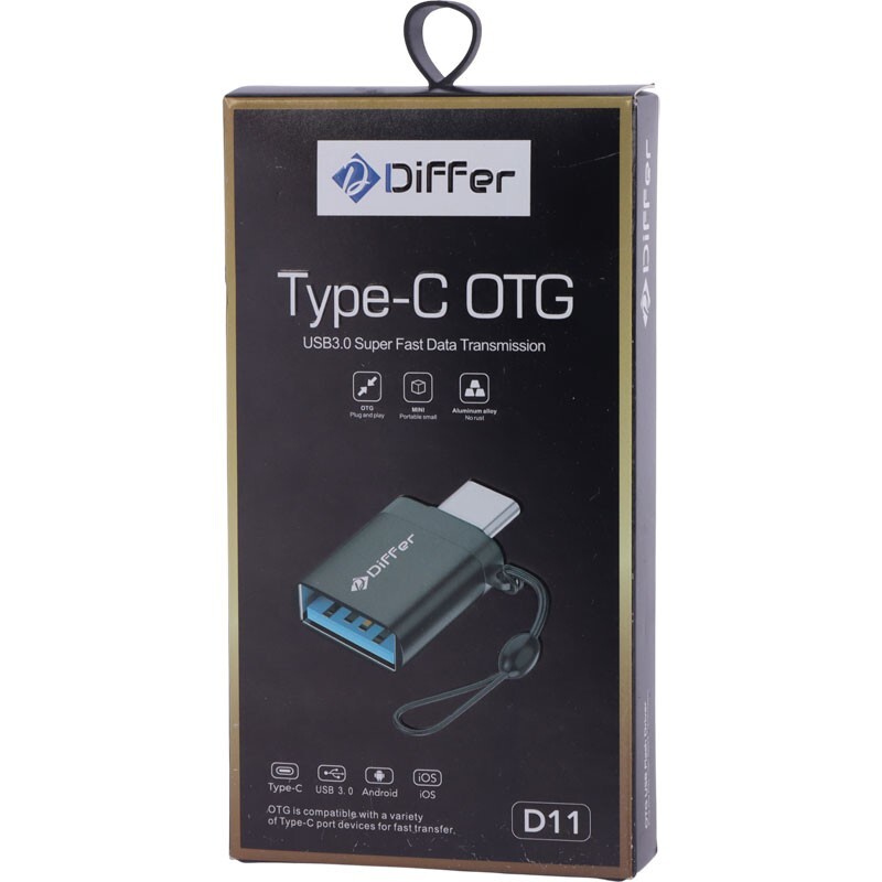تبدیل USB OTG به تایپ سی دیفر D11 - 2