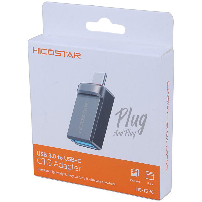تبدیل USB OTG به تایپ سی هایکو استار HS-T29C - 2