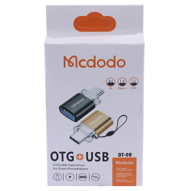 تبدیل USB OTG به تایپ سی مک دودو OT-08 - 5