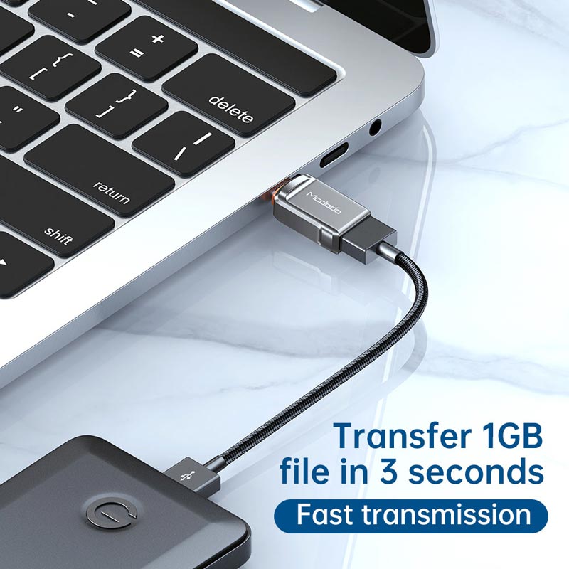 تبدیل USB OTG به تایپ سی مک دودو OT-8730 - 6