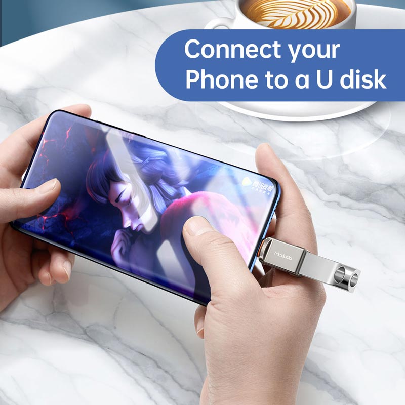 تبدیل USB OTG به تایپ سی مک دودو OT-8730 - 7