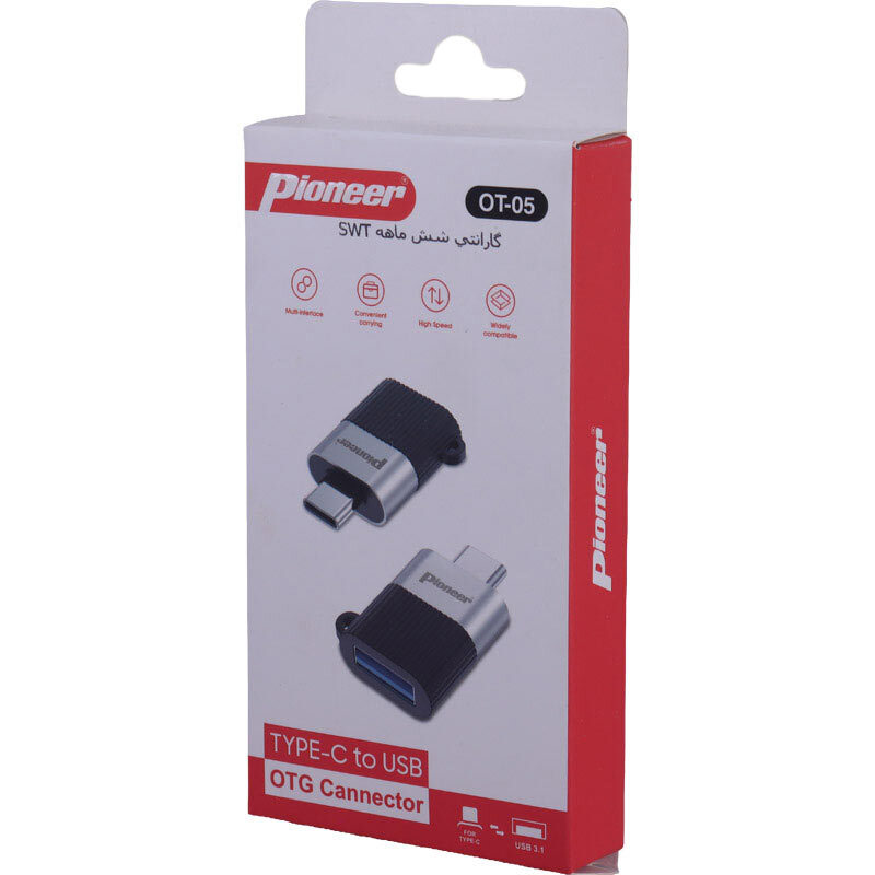 تبدیل USB OTG به تایپ سی پایونیر OT-05 - 7