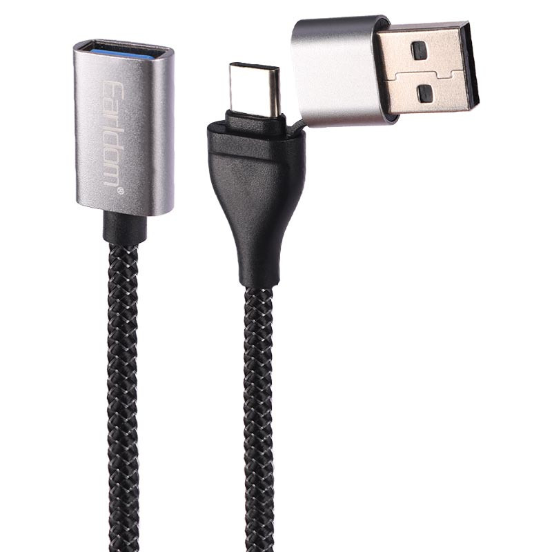 تبدیل USB OTG به تایپ سی / USB ارلدام ET-OT83 - 4