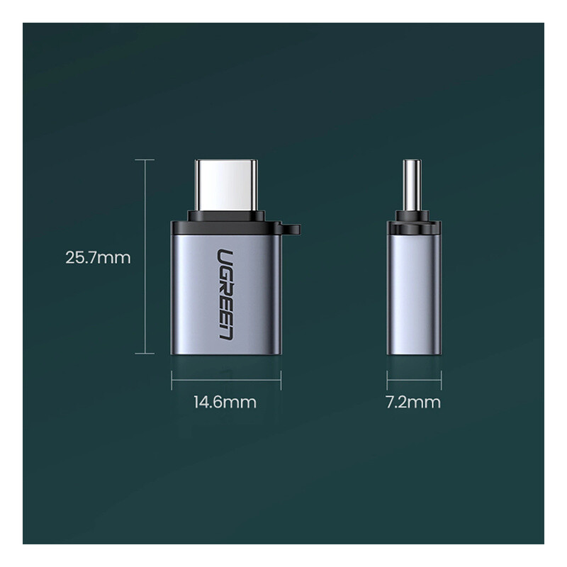 تبدیل USB OTG به تایپ سی یوگرین US270-50283 - 5