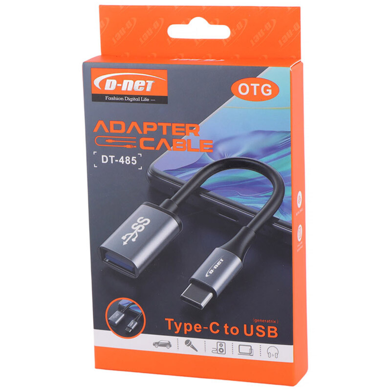 تبدیل USB OTG به Type-C دی نت DT-485 - 4